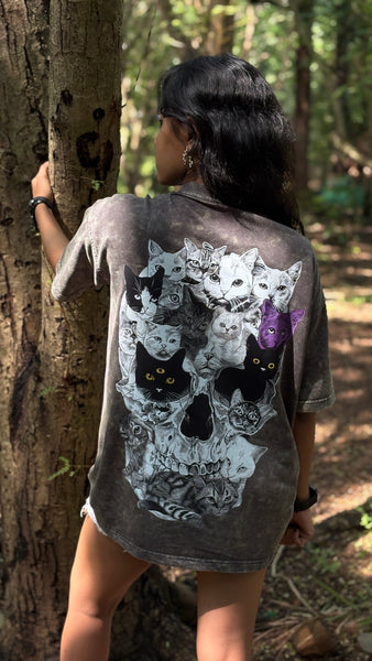 argue LINEN×COTTON PERFECT WIDE T-SHIRTS S1763 Cotton 255GSM Oversized Acid Wash T-Shirt | Hongyu Apparel